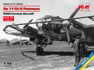 ICM 1:48 48267 He 111H-8 Paravane, WWII German Aircraft