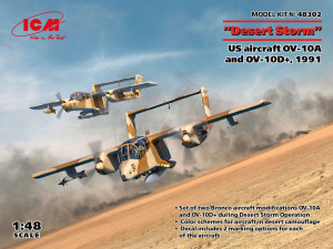 ICM 1:48 48302 'Desert Storm'. US aircraft OV-10A and OV-10D+, 1991
