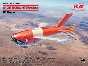 ICM 1:48 48402 Q-2A (KDA-1) Firebee, US Drone (2 airplanes and pilons)