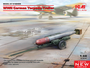 ICM 1:48 48404 WWII German Torpedo Trailer (100% new molds)