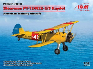 ICM 1:32 32052 Stearman PT-13/N2S-2/5 Kaydet, American Training Aircraft