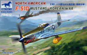 Bronco Models 1:48 FB4012 North American F-51D Mustang Korean War