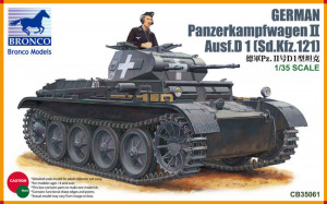 Bronco Models 1:35 CB35061 PanzerKampfwagen II Ausf D1