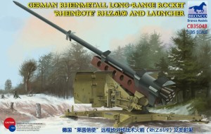 Bronco Models 1:35 CB35048 German Rheinmetall Rheinbote Rakete Rheinbote(Rh.Z.61/9) and launcher