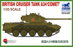 Bronco Models 1:35 CB35010SP British Cruiser Tank A34 COMET