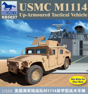 Bronco Models 1:350 NB5037 USMC M-1114 UP-Armoured Vehicle