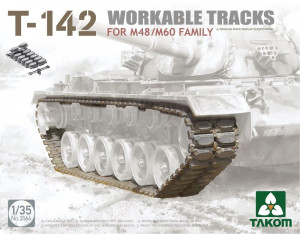 Takom 1:35 TAK2164 T-142 WORKABLE TRACKS FOR M48/M60 FAMILY