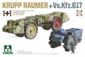 Takom 1:72 TAK5007 Krupp Räumer +Vs.Kfz.617