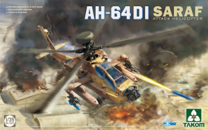 Takom TAK2605 1:35 AH-64DI SARAF Attack Helicopter- NEU