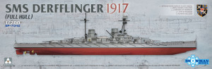 Takom 1:700 TAKSp7040  SMS Derfflinger 1917(Full Hull) w/metal barrels 8pcs