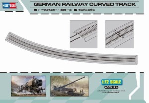 Hobby Boss 1:72 82910 German Railway Curved Track