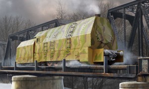 Hobby Boss 1:72 82922 German Panzerlok BR57 Armoured Locomotiv