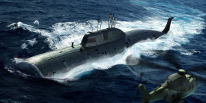 Hobby Boss 1:350 83525 Russian Navy SSN Akula Submarine