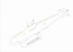 Hobby Boss 1:350 83528 Russian Navy Alfa Class SSN