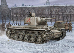 Hobby Boss 1:48 84814 Russian KV -1'S Ehkranami tank