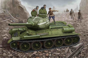 Hobby Boss 1:48 84807 Russian T-34/85 (1944 flattened turret) tank