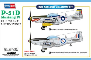 Hobby Boss 1:48 85806 P-51D Mustang IV Fighter