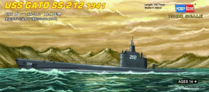Hobby Boss 1:700 87012 USS GATO SS-212 1941