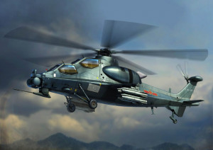 Hobby Boss 1:72 87253 Chinese Z-10 Attack Helicopter