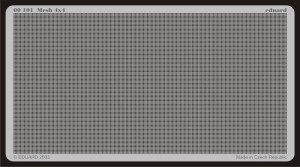 Eduard Accessories  101 Gitter / Mesh 4 x 4
