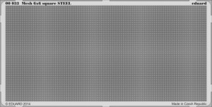 Eduard Accessories  33 Mesh 6x6 square STEEL