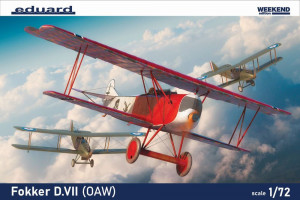 Eduard Plastic Kits 1:72 7407 Fokker D.VII (OAW) , Weekend edition