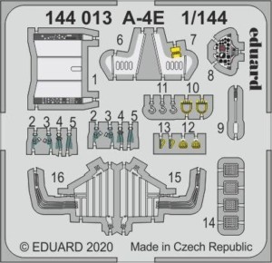 Eduard Accessories 1:144 144013 A-4E for Eduard