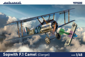 Eduard Plastic Kits 1:48 8486 Sopwith F.1 Camel (Clerget), Weekend edition