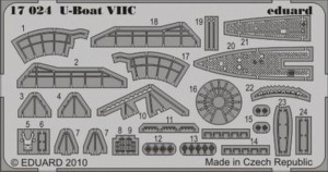 Eduard Accessories 1:350 17024 U-Boat VIIC (REV)