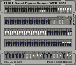 Eduard Accessories 1:350 17511 Naval Figures German WWII