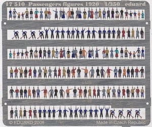 Eduard Accessories 1:350 17510 Passengers Figures 1920