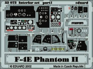 Eduard Accessories 1:32 32503 F-4E Phantom Interior für Tamyia Bausatz