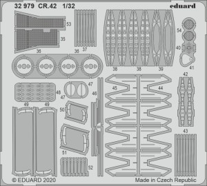 Eduard Accessories 1:32 32979 CR.42 for ICM