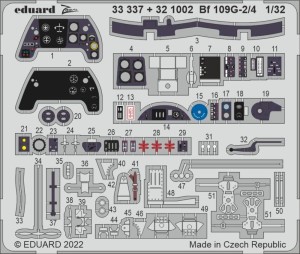 Eduard Accessories 1:32 33337 Bf 109G-2/4 for REVELL