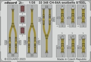 Eduard Accessories 1:35 33348 CH-54A seatbelts STEEL 1/35 ICM