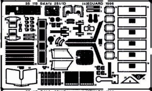 Eduard Accessories 1:35 35113 Sd.Kfz. 251/1 Ausf. D Detailbausatz