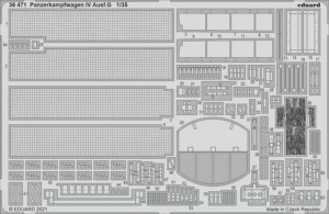 Eduard Accessories 1:35 36471 Panzerkampfwagen IV Ausf.G 1/35 for TAMIYA