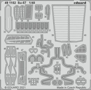 Eduard Accessories 1:48 491152 Su-57 1/48 for ZVEZDA