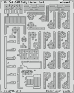 Eduard Accessories 1:48 491044 G4M Betty interior for Tamiya