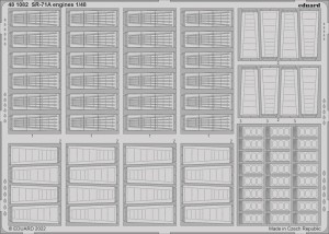Eduard Accessories 1:48 481082 SR-71A engines for REVELL