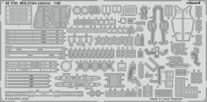 Eduard Accessories 1:48 481103 MiG-21bis exterior EDUARD