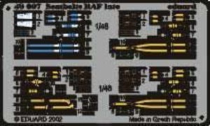 Eduard Accessories 1:48 49007 Color Seatbelts RAF late