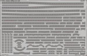Eduard Accessories 1:350 53073 Yamato railings new tool for Tamiya78025