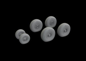 Eduard Accessories 1:72 672263 C-130 wheels 1/72 for ZVEZDA