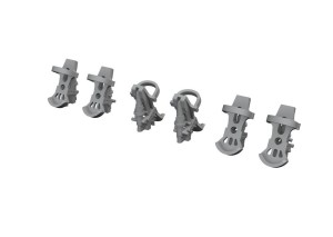 Eduard Accessories 1:72 672292 Luftwaffe rudder pedals PRINT 1/72