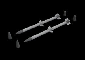 Eduard Accessories 1:32 632133 AIM-120C AMRAAM