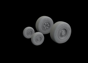 Eduard Accessories 1:32 632171 Tornado GR.4 wheels 1/32 for ITALERI