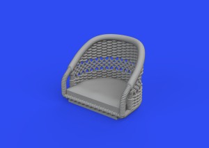 Eduard Accessories 1:32 632187 Sopwith Camel seat PRINT 1/32 for WNW / ACADEMY