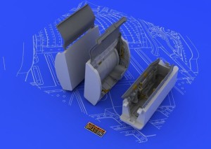 Eduard Accessories 1:48 648049 MiG-21 wheel wells for Eduard