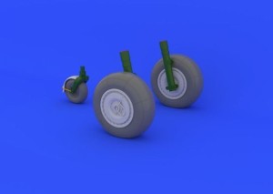 Eduard Accessories 1:48 648134 Ju 88 wheels late for Dragon